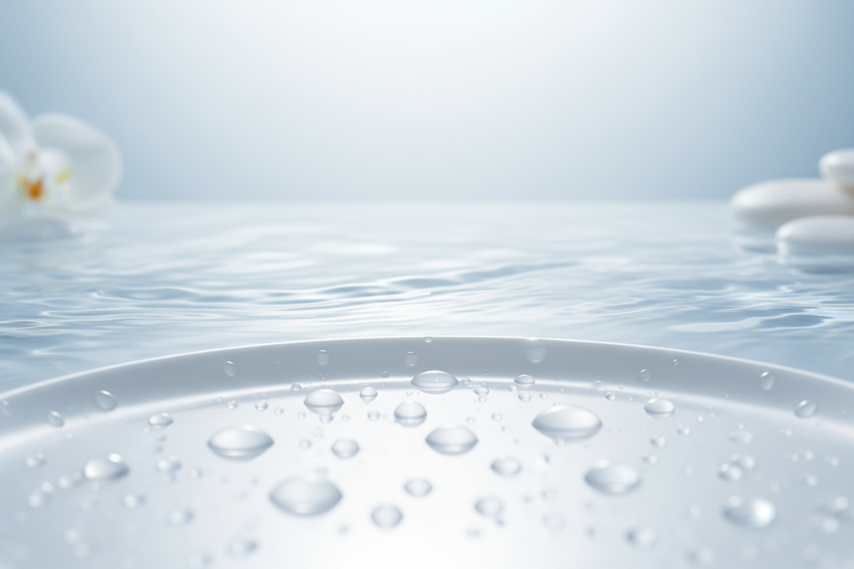 give me nice water image for skincare banner